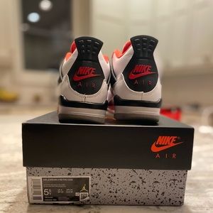 Authentic fire red Nike Air Jordan 4! Size 5.5, $300, like new condition.